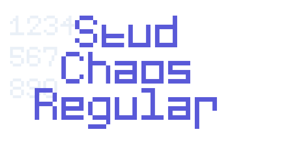 Stud Chaos Regular font free