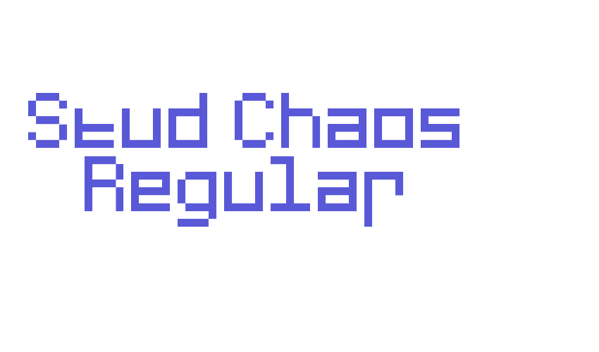 Stud Chaos Regular Font Download