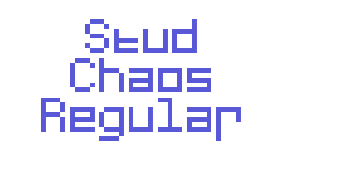 Stud Chaos Regular Font Download