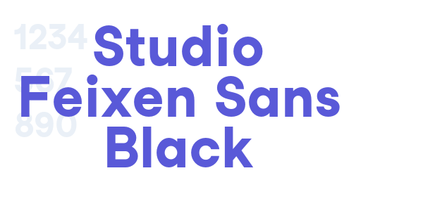 Studio Feixen Sans Black font free