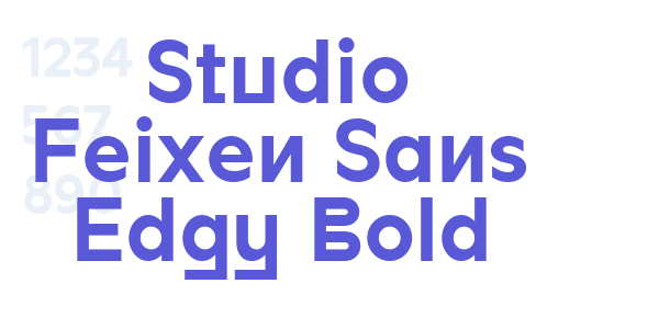 Studio Feixen Sans Edgy Bold font free