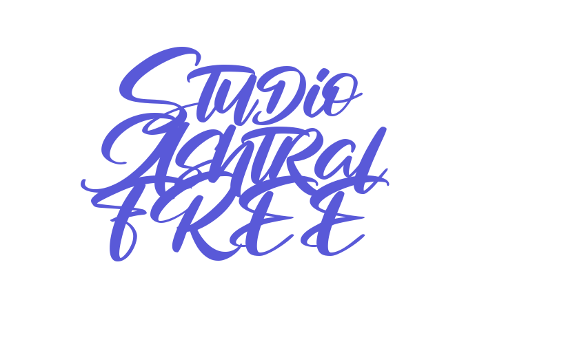 Studio Ashtral FREE Font