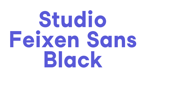 Studio Feixen Sans Black Font Download