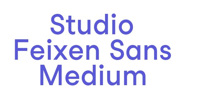 Studio Feixen Sans Medium Font Download