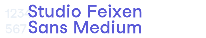 Studio Feixen Sans Medium-related font