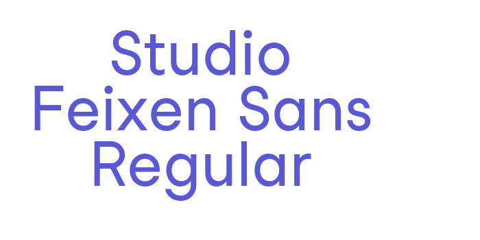 Studio Feixen Sans Regular Font Download