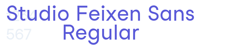 Studio Feixen Sans Regular-related font