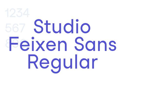 Studio Feixen Sans Regular