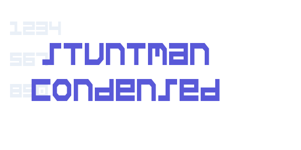 Stuntman Condensed font