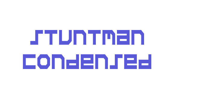 Stuntman Condensed Font Download