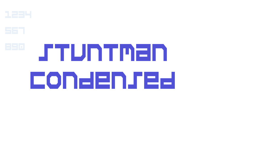 Stuntman Condensed-font-download