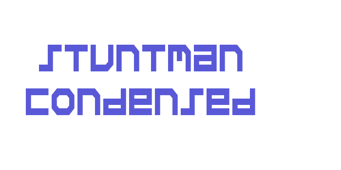 Stuntman Condensed Font