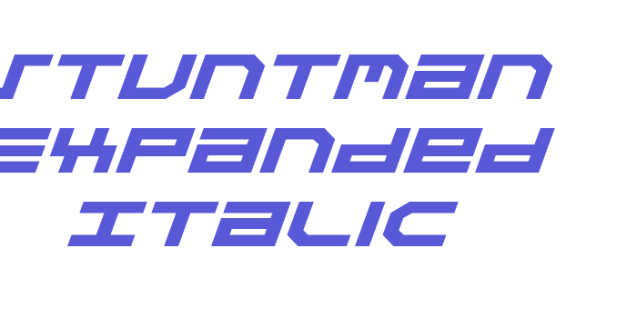 Stuntman Expanded Italic Font Download