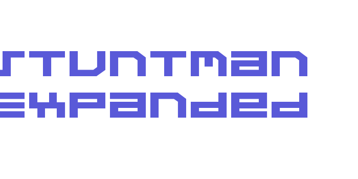 Stuntman Expanded Font Download