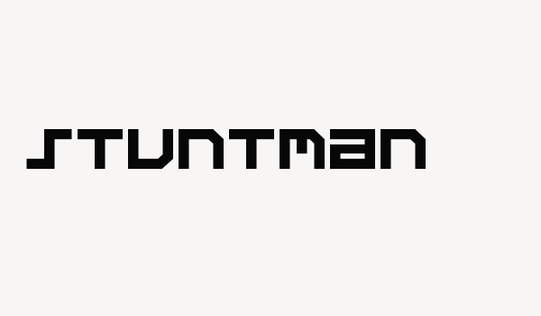 Stuntman Font