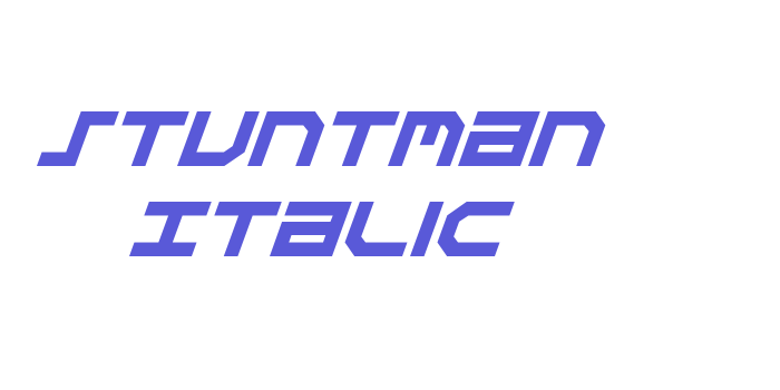 Stuntman Italic Font Download