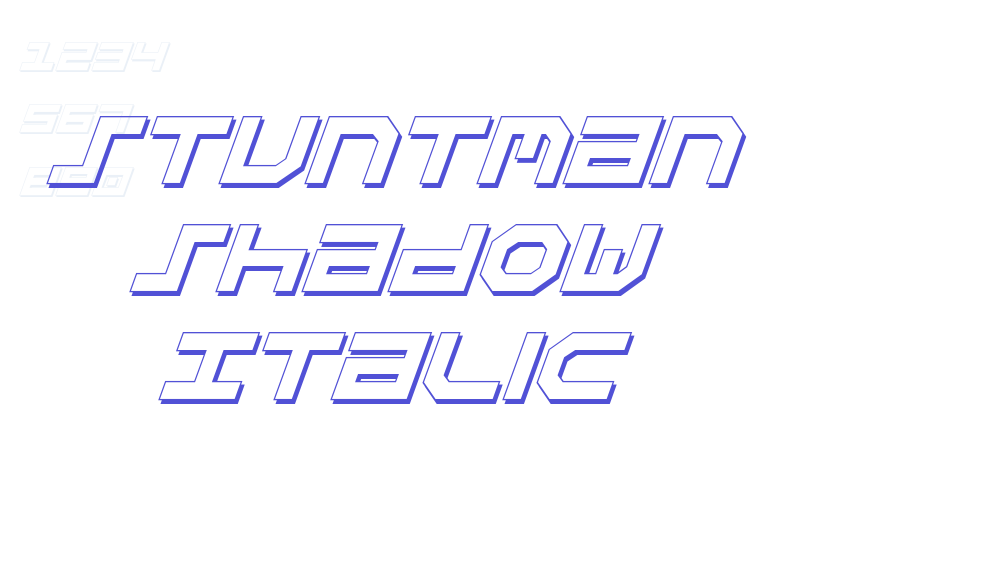 Stuntman Shadow Italic-font-download