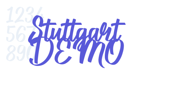 Stuttgart DEMO font free