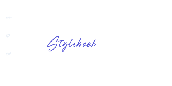 Stylebook font free