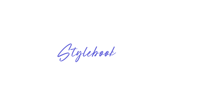 Stylebook Font Download