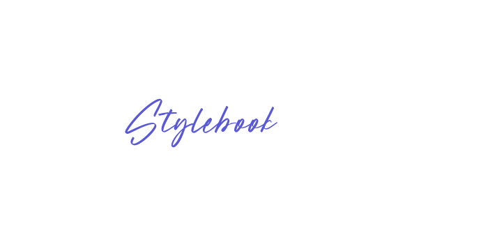 Stylebook Font