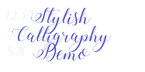 Stylish Calligraphy Demo-font-download