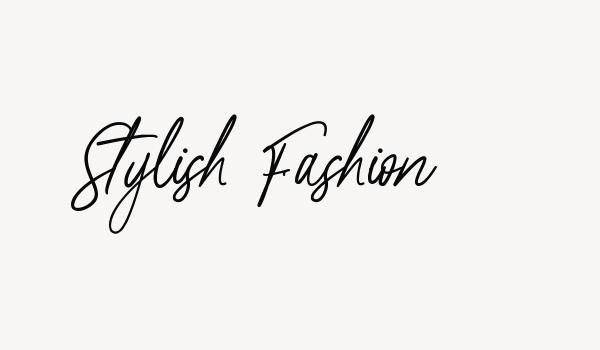 Stylish Fashion Font