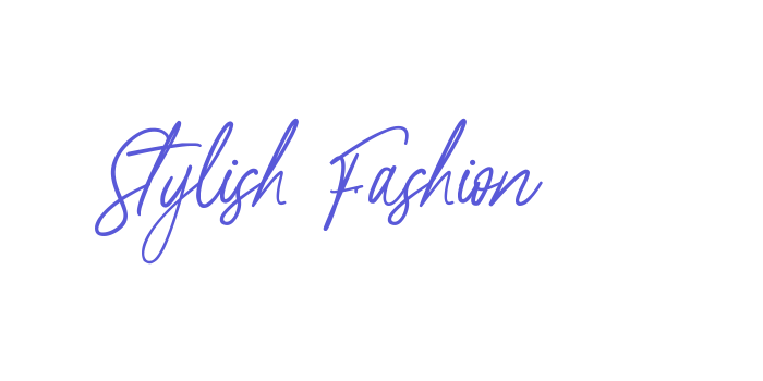 Stylish Fashion Font Download