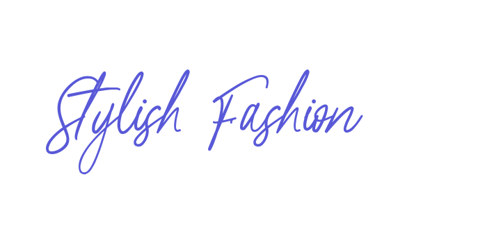 Stylish Fashion Font