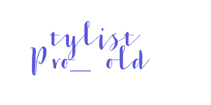 Stylist Pro_Bold Font Download