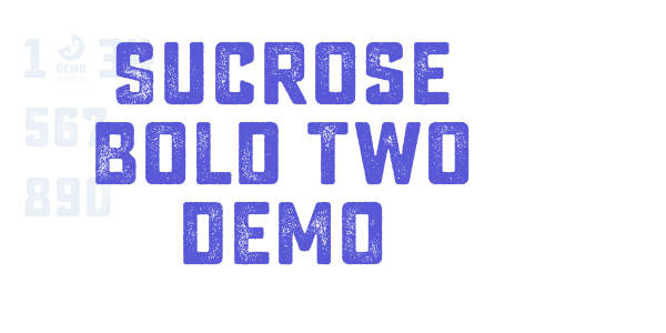 Sucrose Bold Two DEMO font free