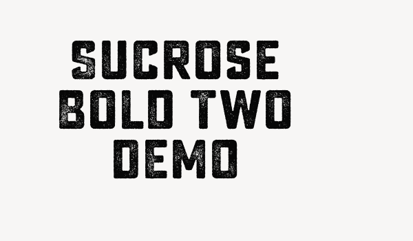 Sucrose Bold Two DEMO Font