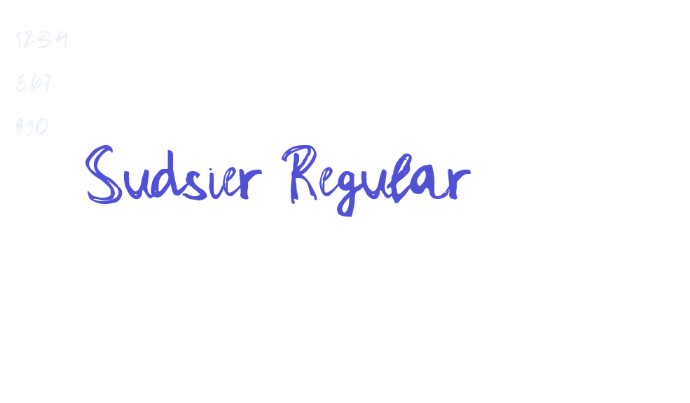 Sudsier Regular-font-download