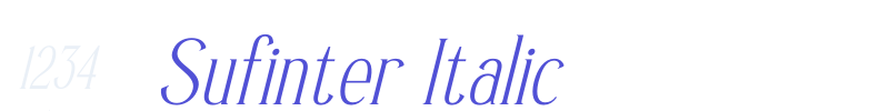 Sufinter Italic