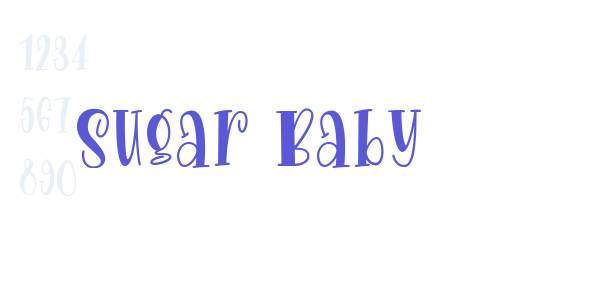 Sugar Baby font free