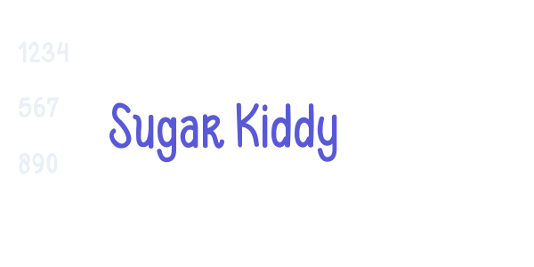 Sugar Kiddy font