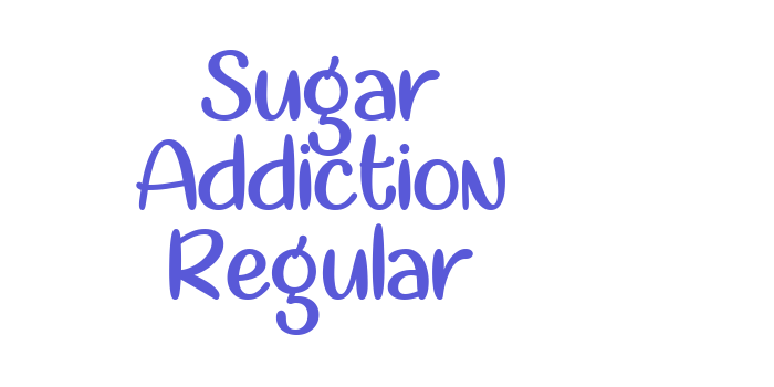 Sugar Addiction Regular Font Download