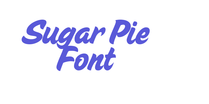 Sugar Pie Font Font