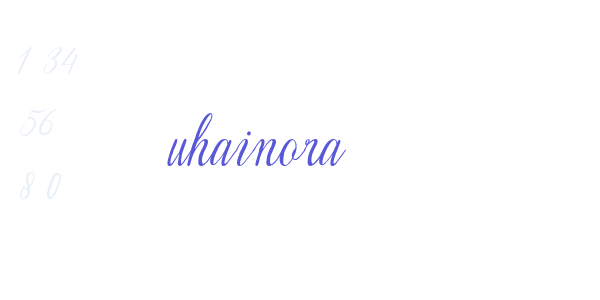 Suhainora font free