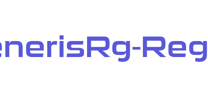 SuiGenerisRg-Regular Font