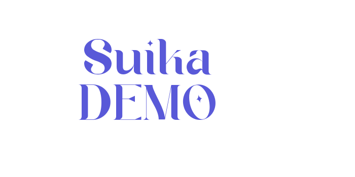 Suika DEMO Font