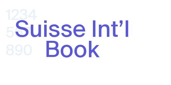 Suisse Int’l Book font free