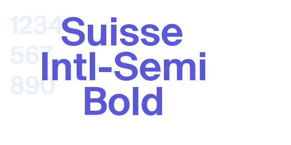 Suisse Intl-Semi Bold font free