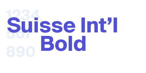 Suisse Int’l Bold