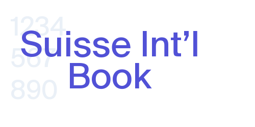 Suisse Int’l Book-font-download