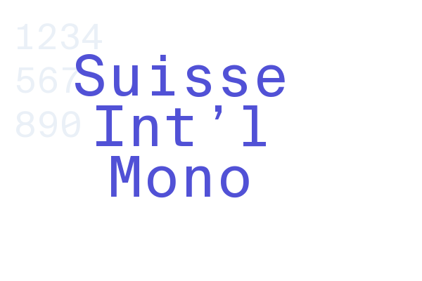 Suisse Int’l Mono