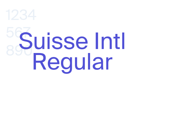 Suisse Intl Regular