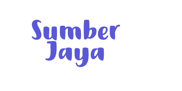 Sumber Jaya Font Download