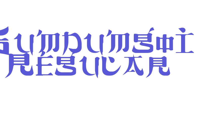 Sumdumgoi Regular Font Download