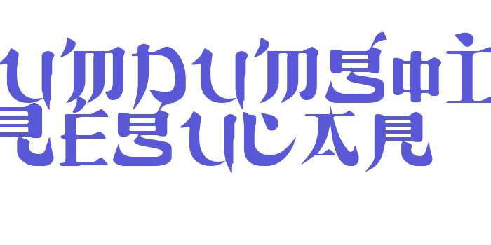 Sumdumgoi Regular Font